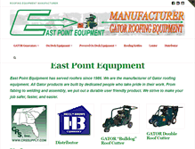 Tablet Screenshot of eastpointequipment.com
